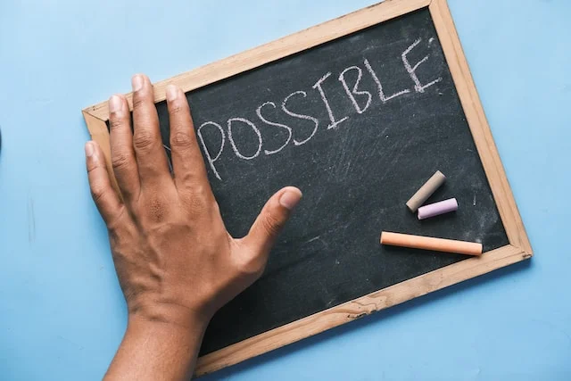 Hand write possible on the blackboard