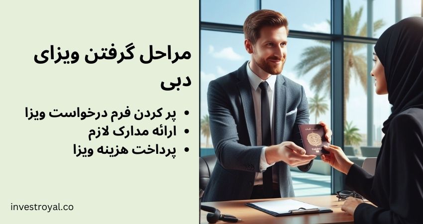 مراحل گرفتن ویزای دبی