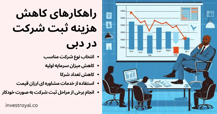راهکارهای کاهش هزینه ثبت شرکت در دبی