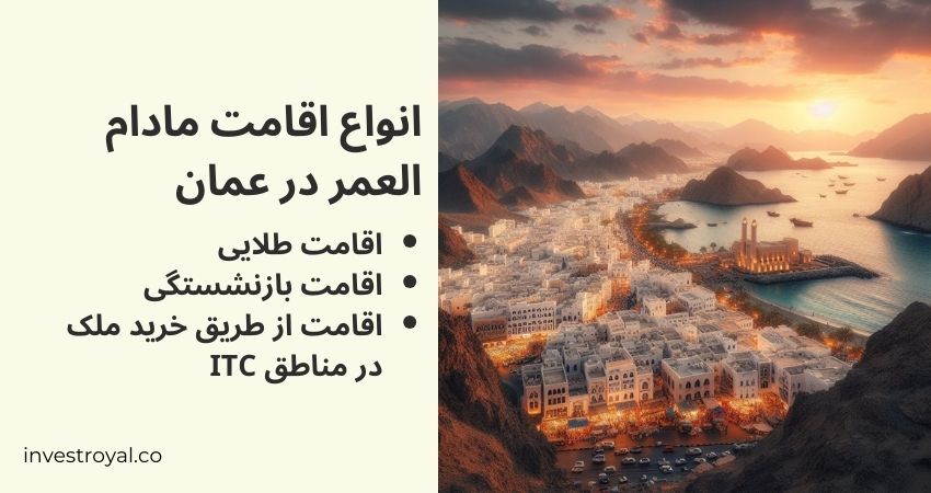 انواع اقامت مادام العمر در عمان